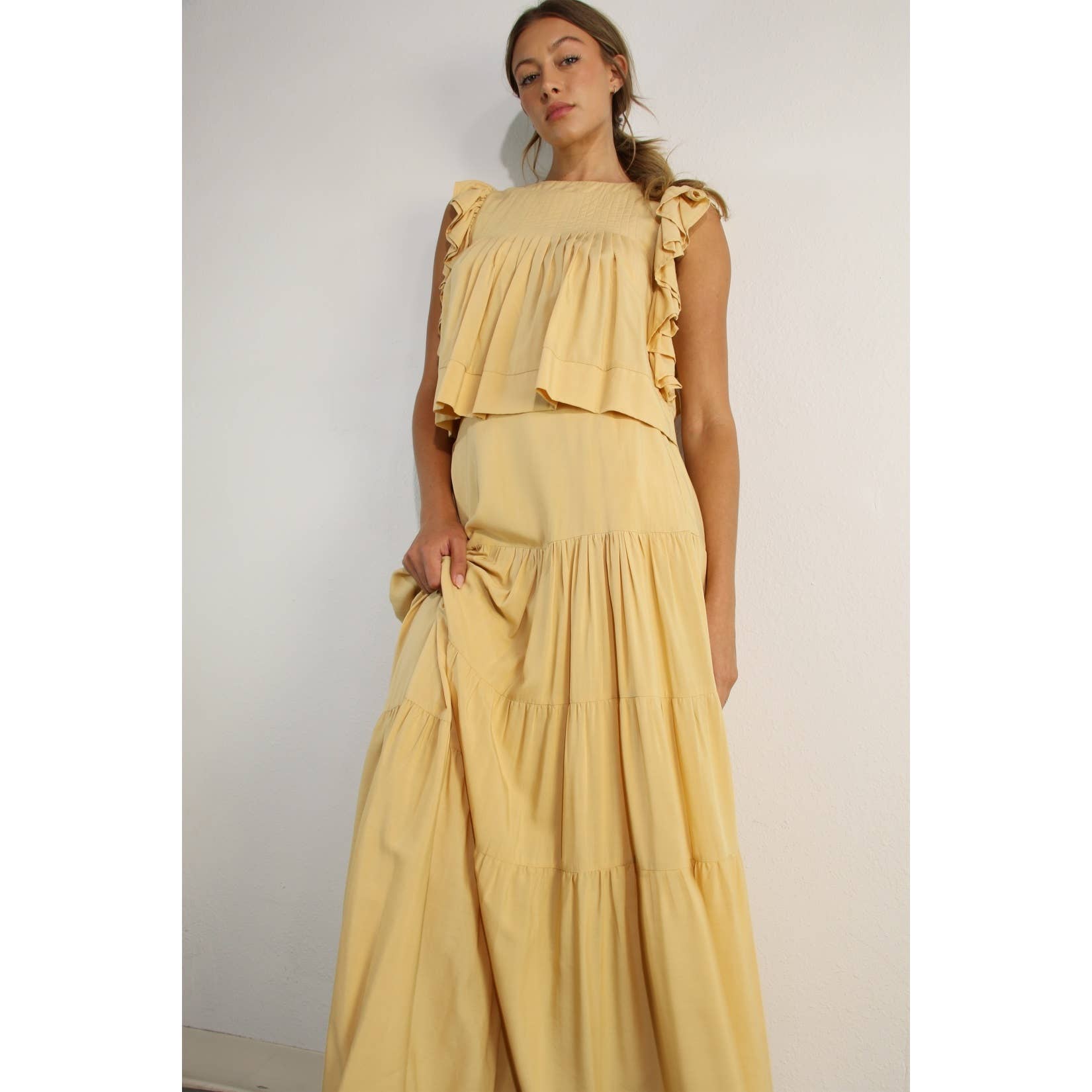 The Jolie Golden Hour 2-Piece Ruffle Set