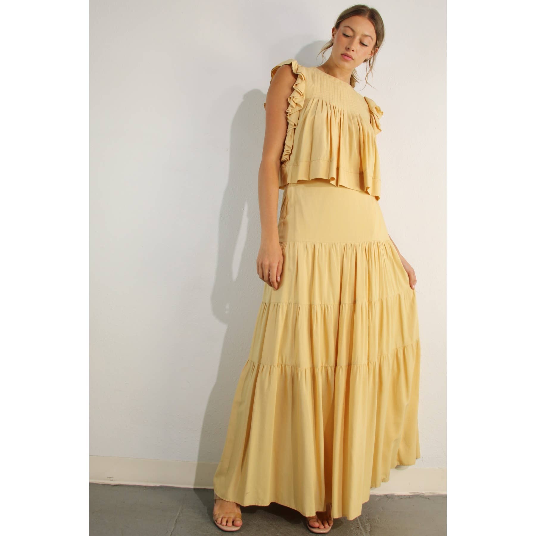 The Jolie Golden Hour 2-Piece Ruffle Set