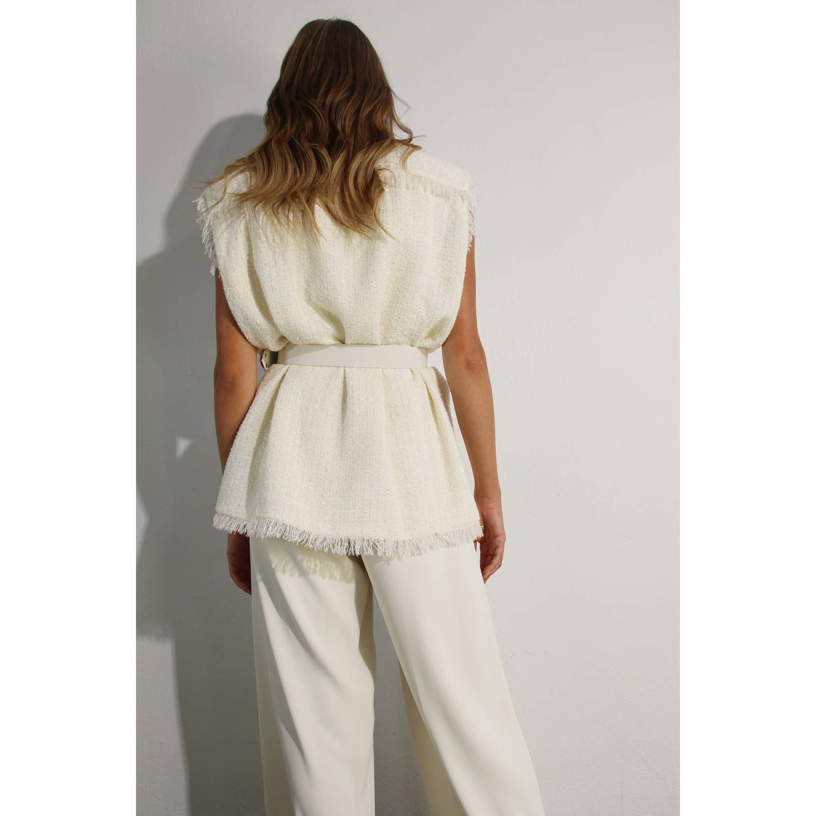 The Stassi Oversized Vest Jacket and Pants Set