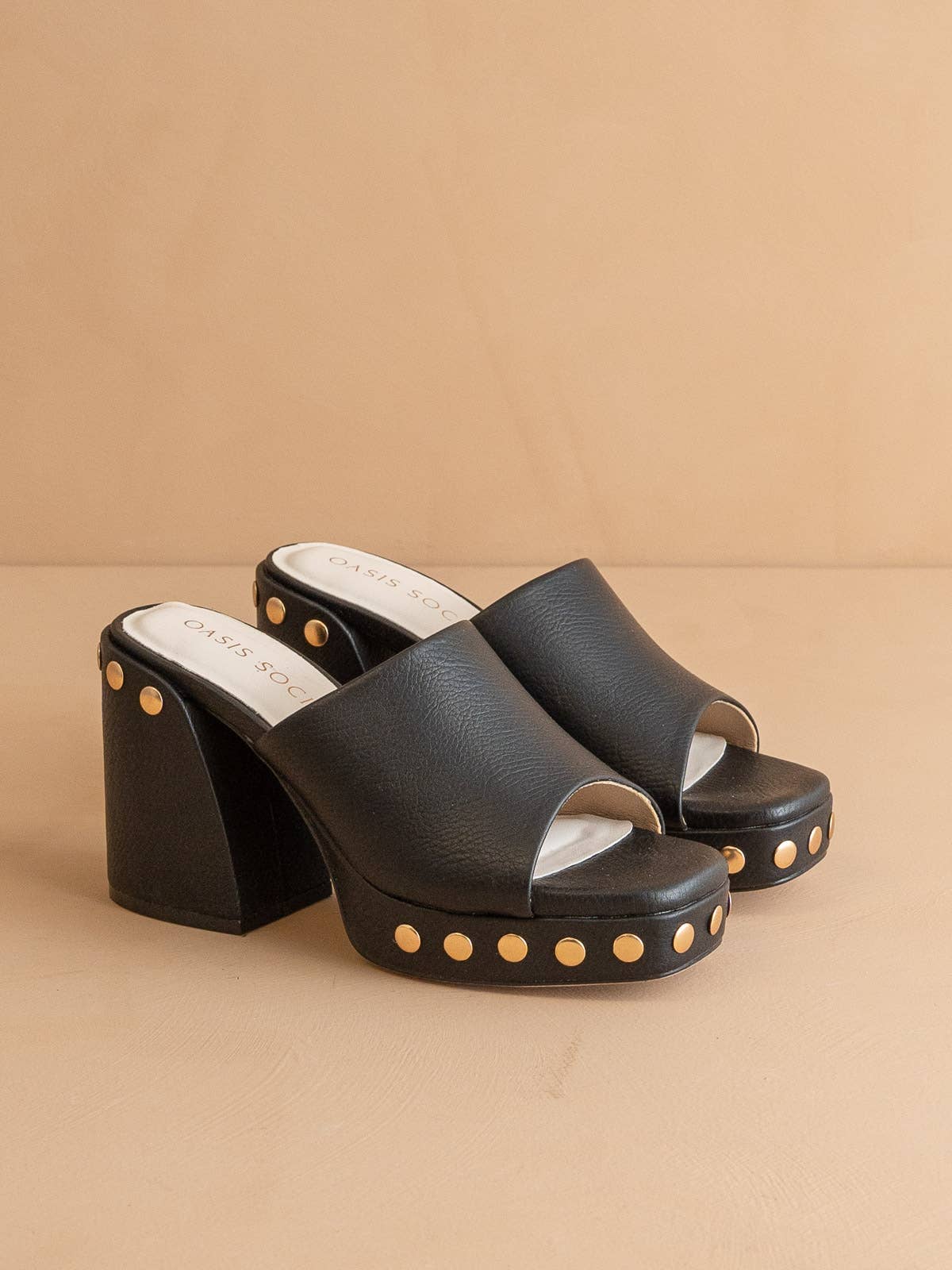 The Leona Studded Platform Heel