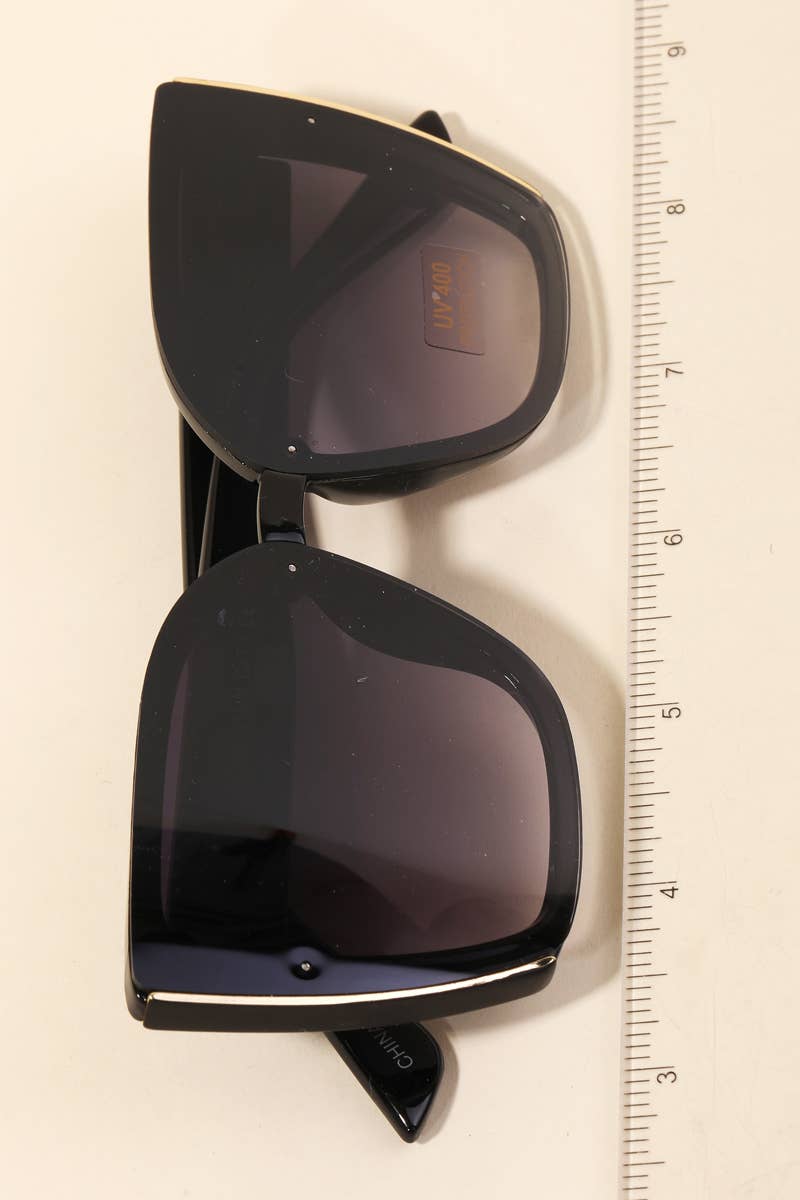 Luxe Oversized Square Sunglasses – Multiple Colors
