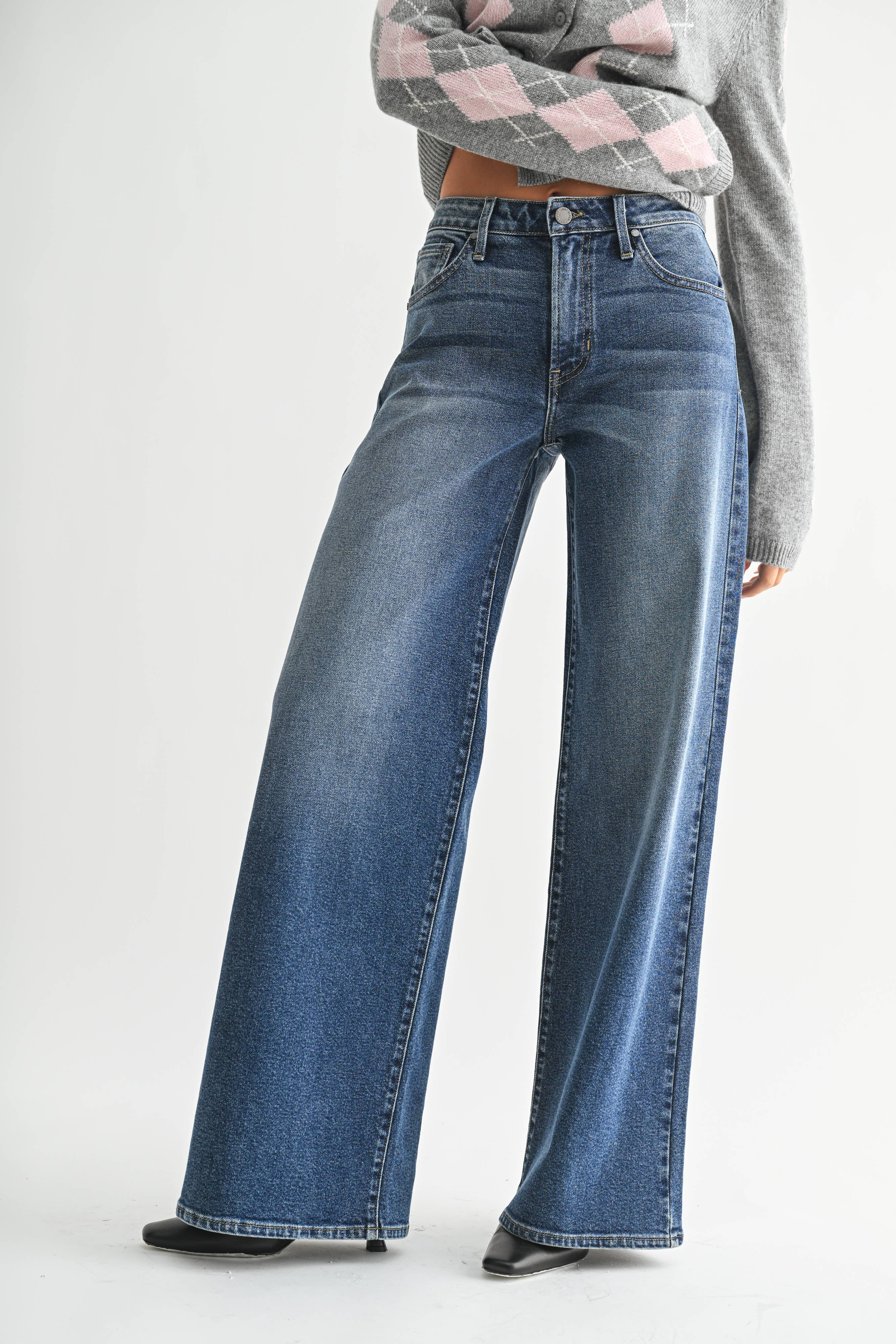 The Jolie Vintage High-Rise Wide Leg Jeans