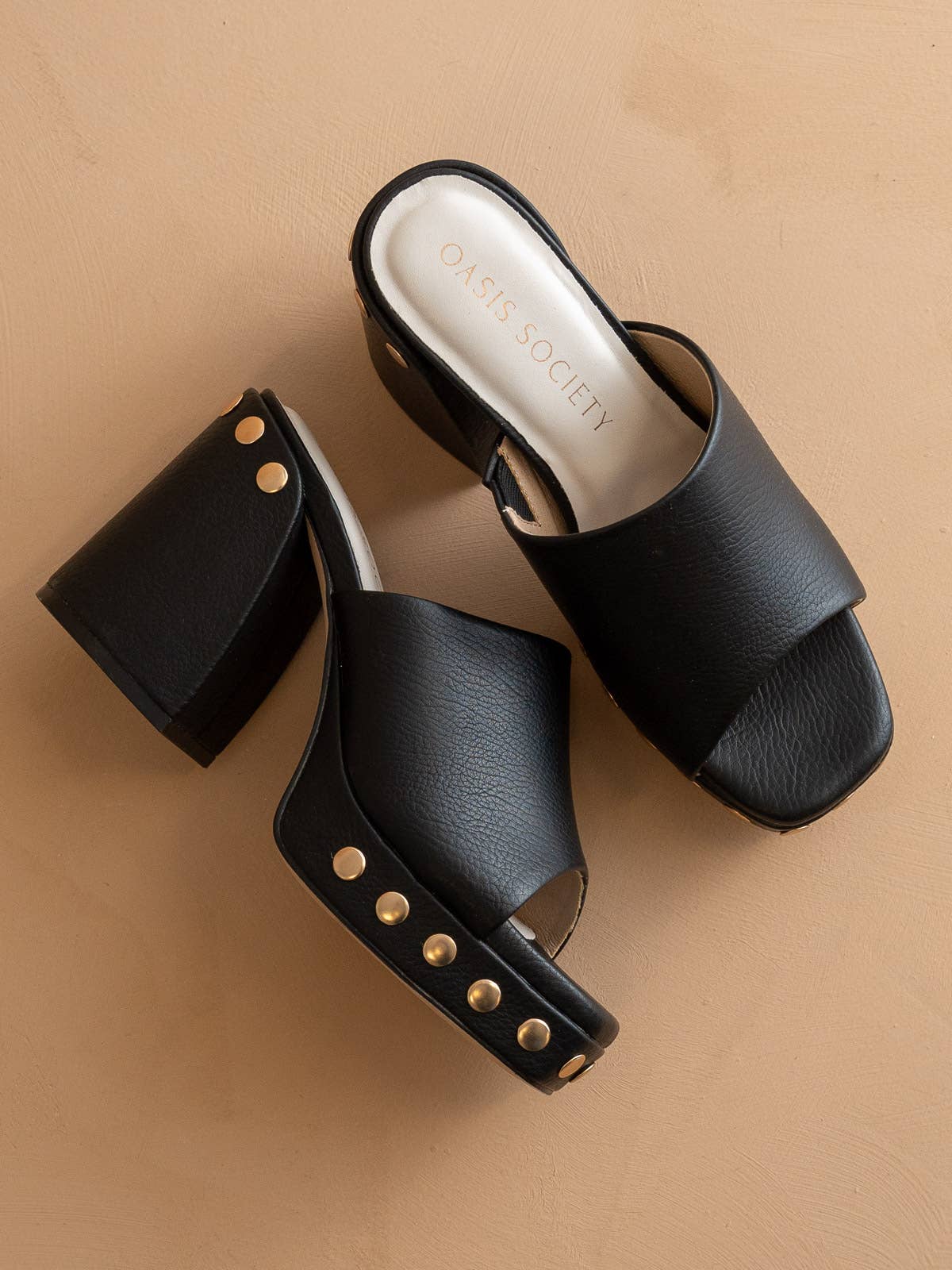 The Leona Studded Platform Heel