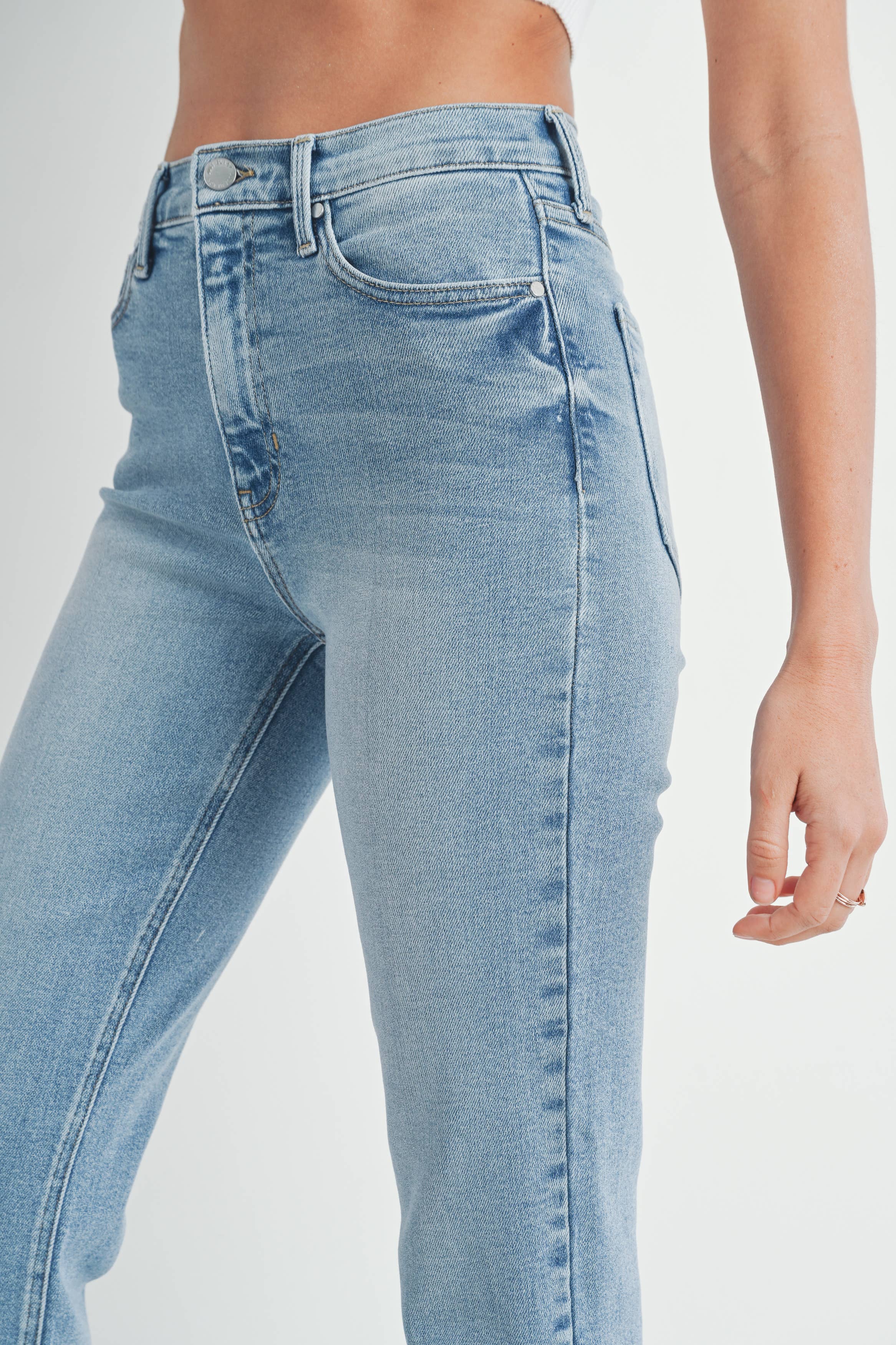 The Nikki Classic High-Waisted Straight Leg Jeans