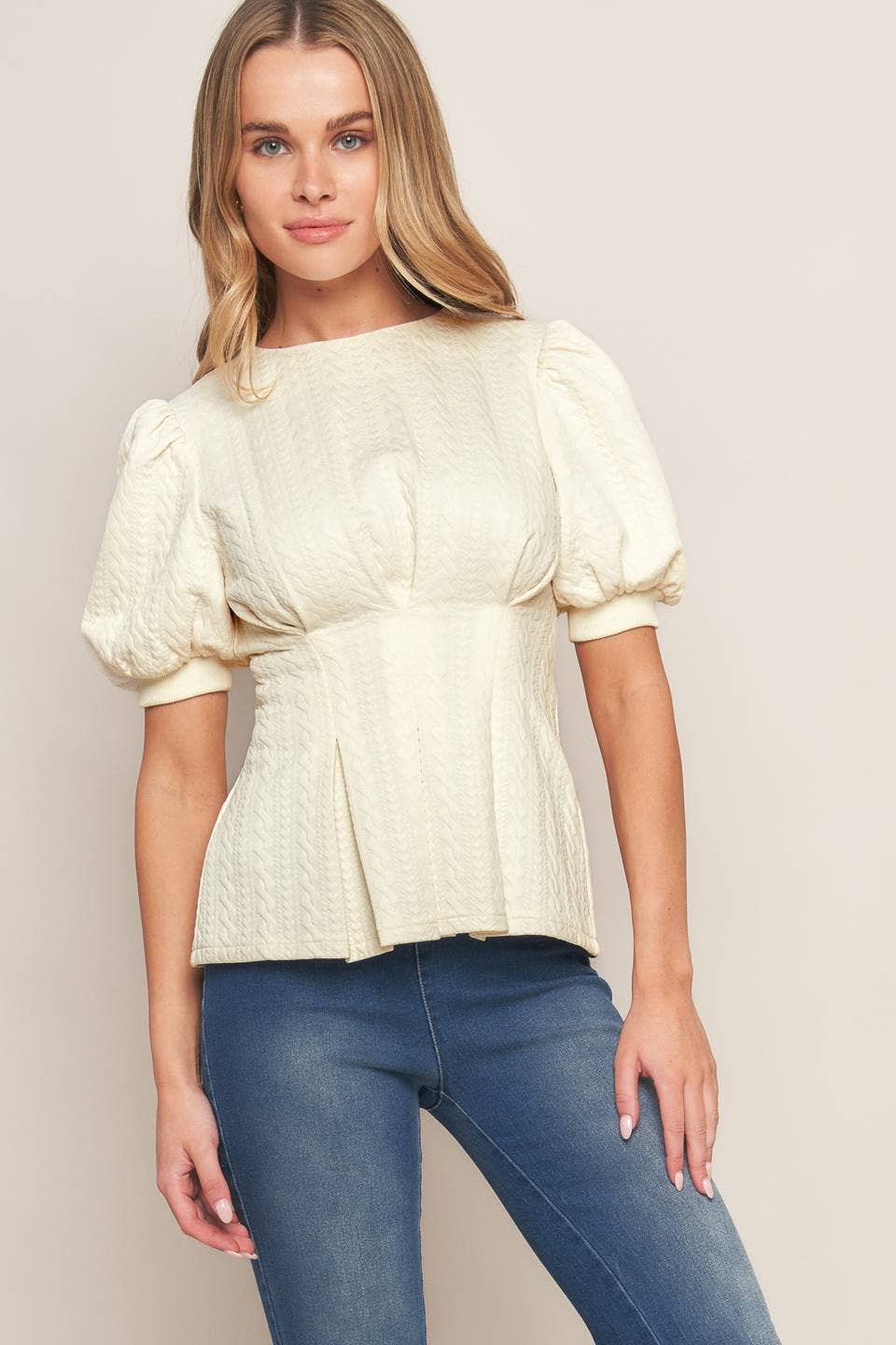 The Gwyneth Peplum Top