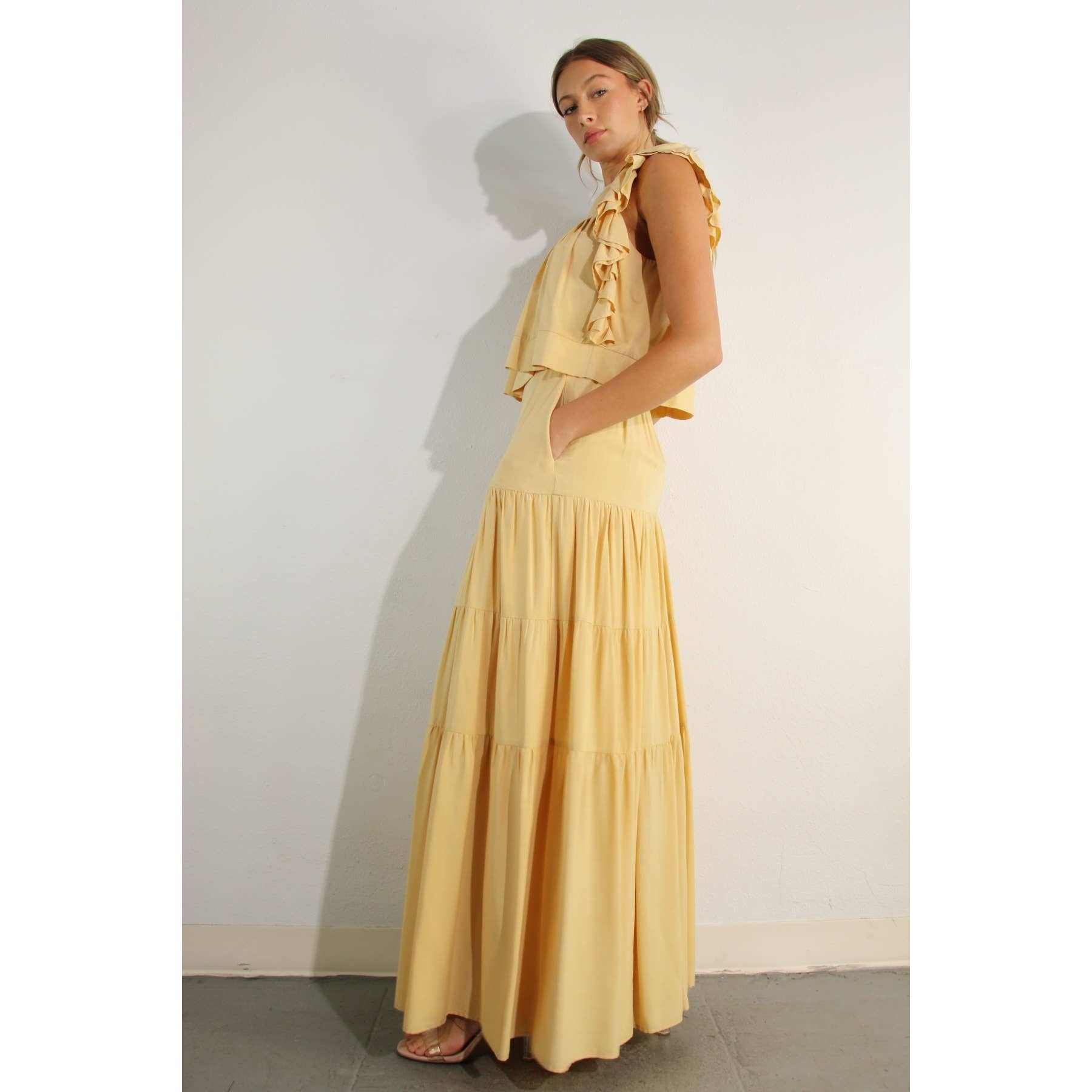 The Jolie Golden Hour 2-Piece Ruffle Set