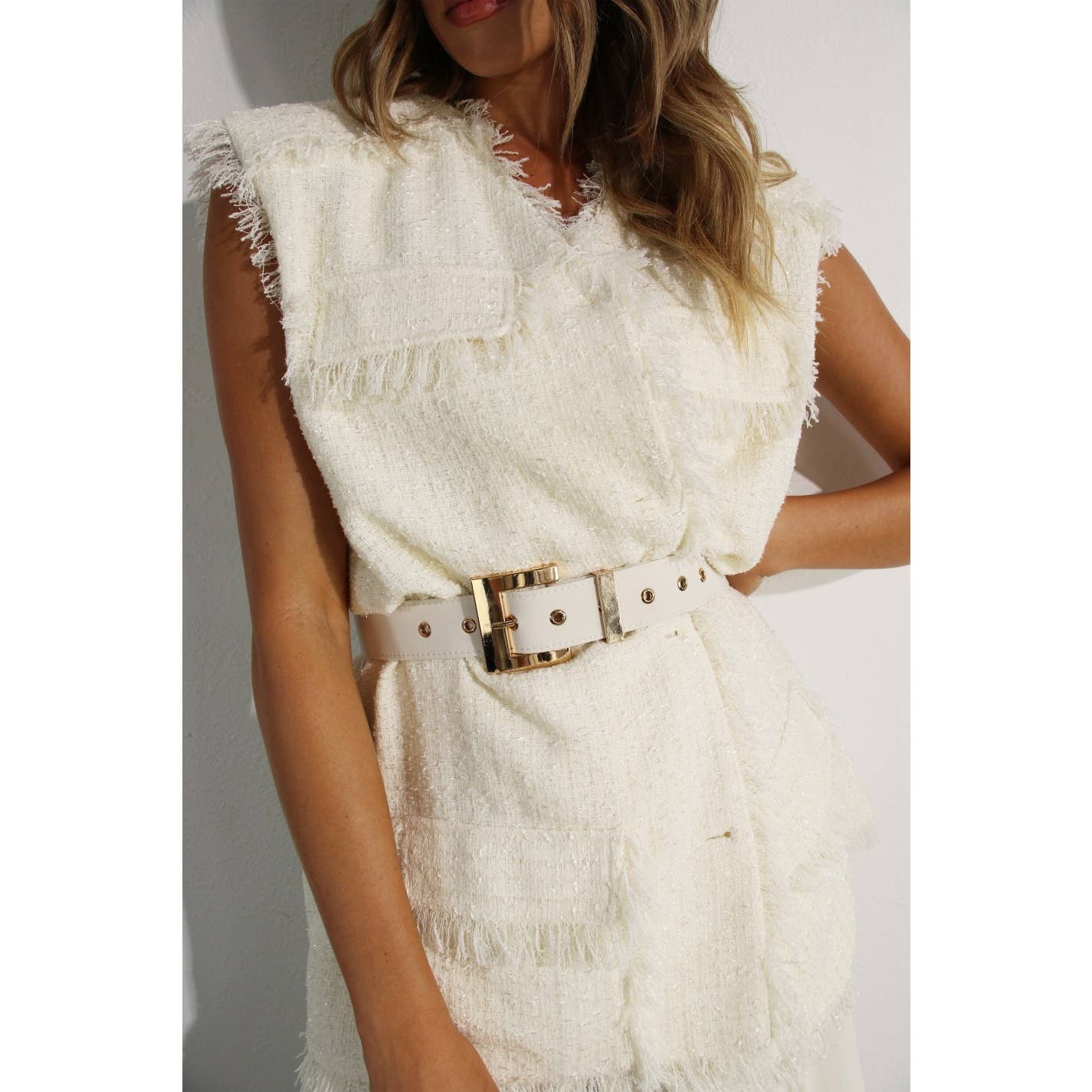 The Stassi Oversized Vest Jacket and Pants Set