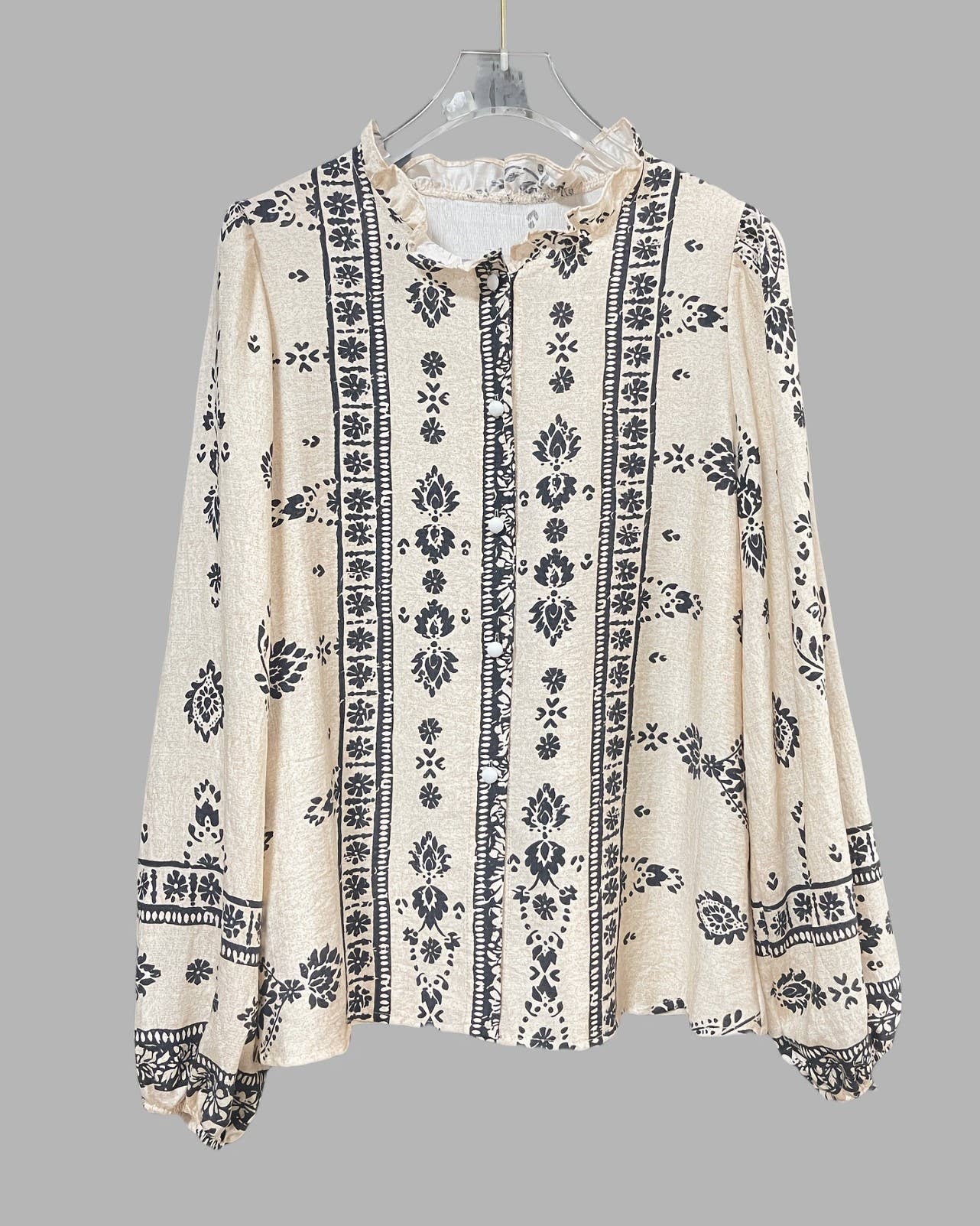 The Calista Blouse- Ivory (Very Limited)