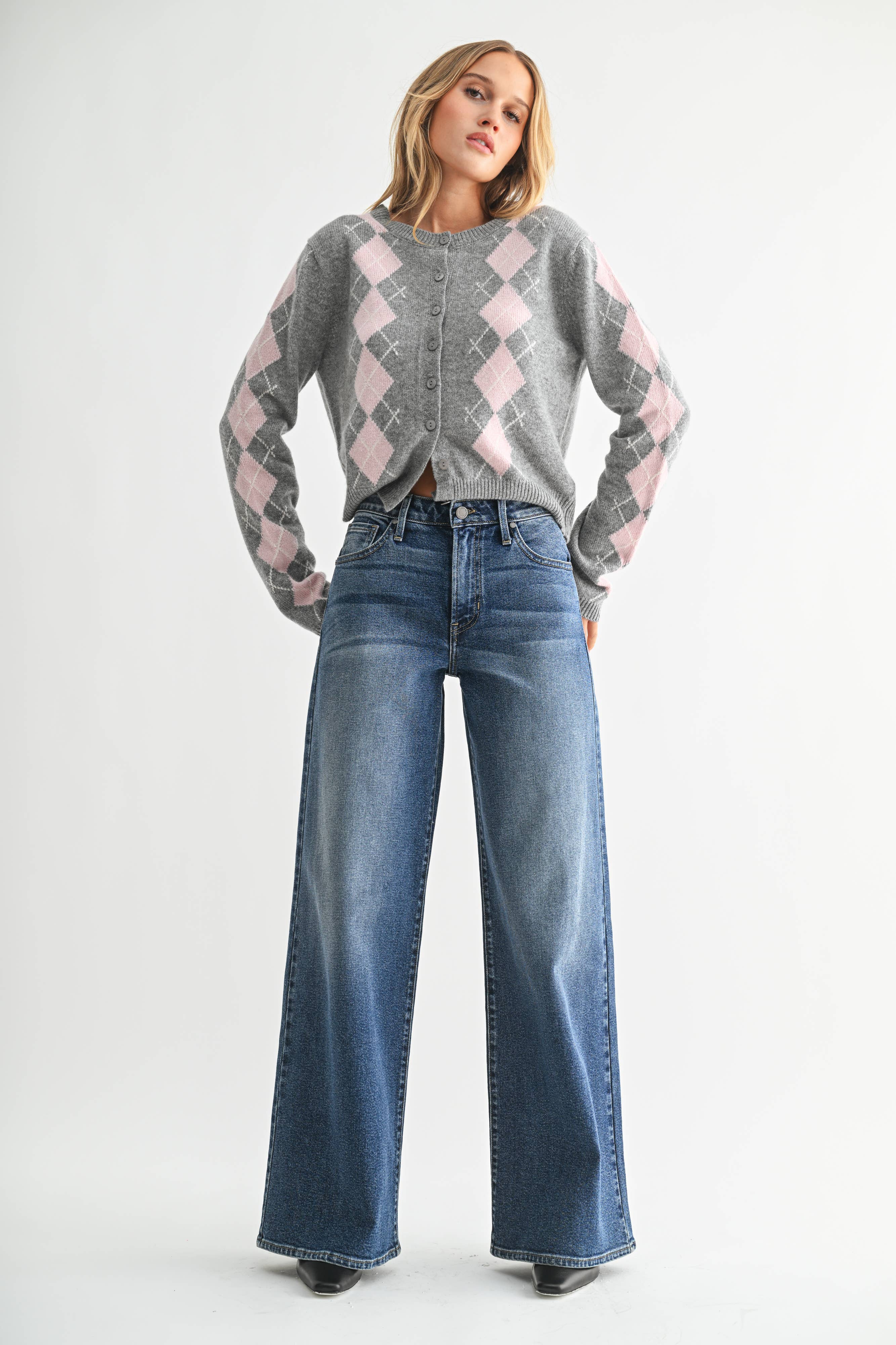 The Jolie Vintage High-Rise Wide Leg Jeans