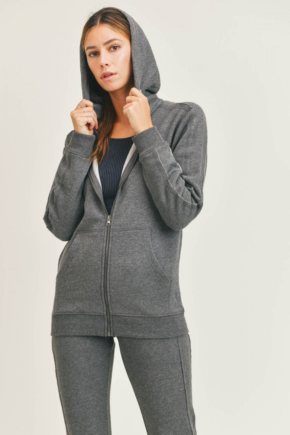 The Kyle Zip-Up Hoodie Jacket
