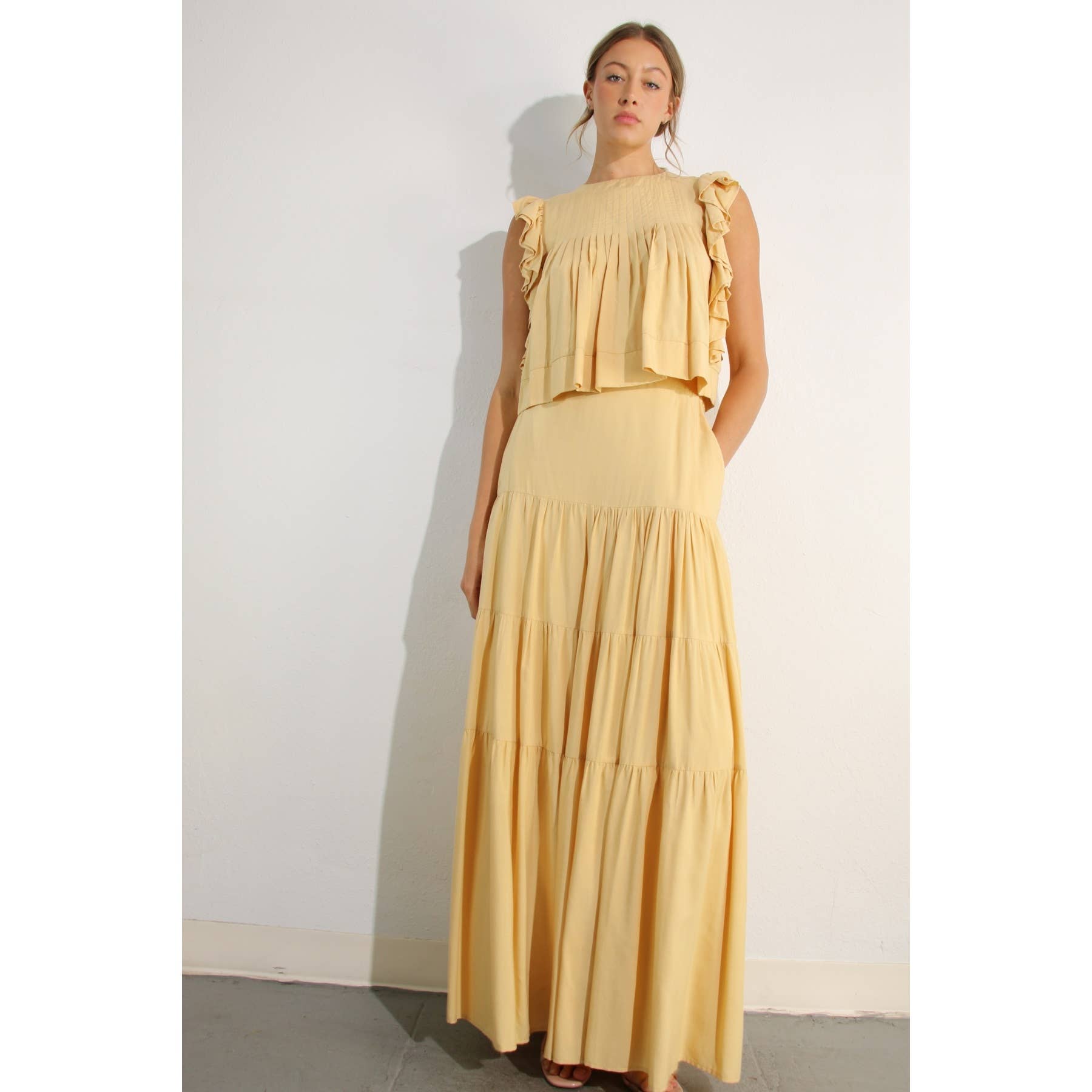The Jolie Golden Hour 2-Piece Ruffle Set
