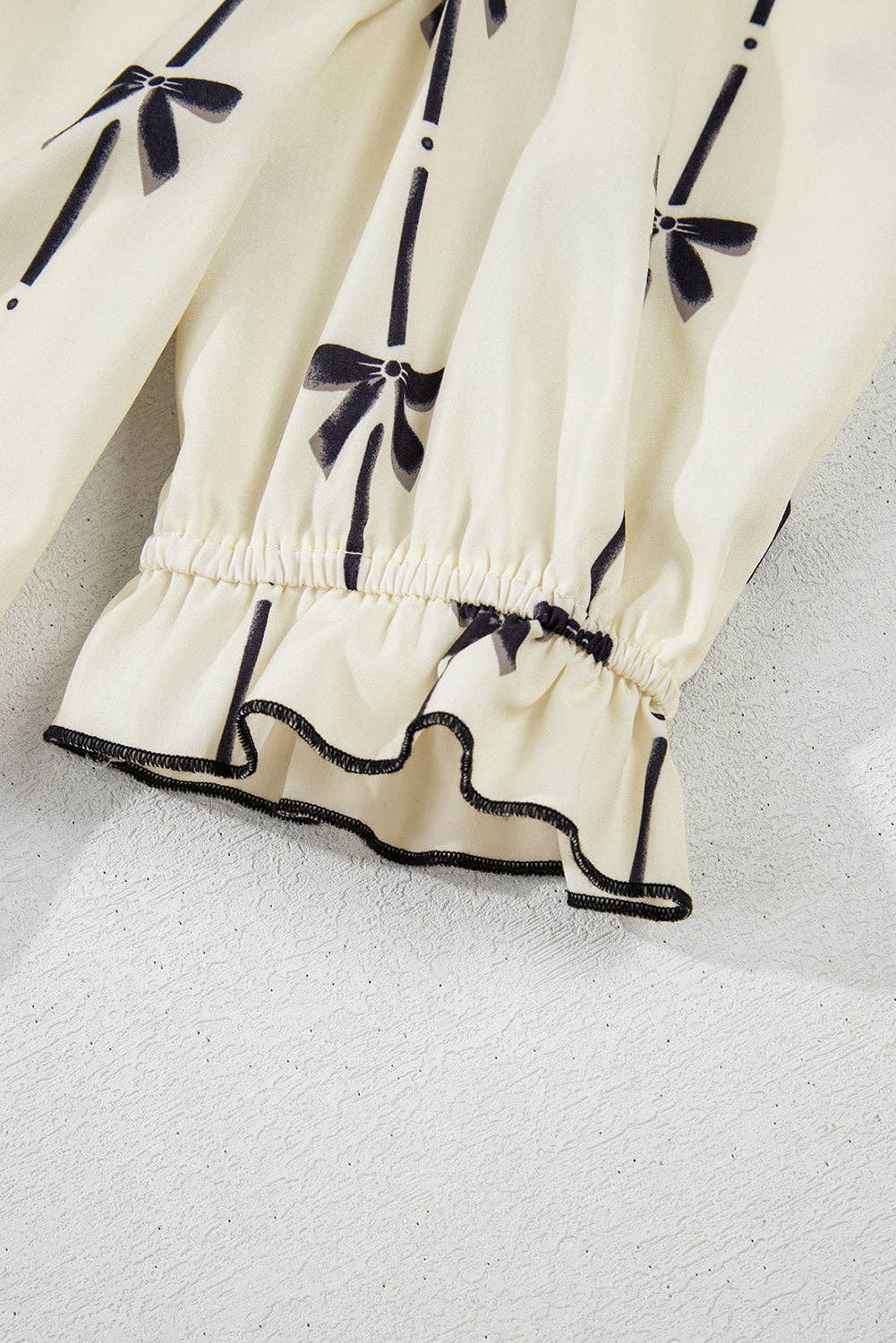 The Grace Sweet Bow Ruffle Sleeve Mini Dress