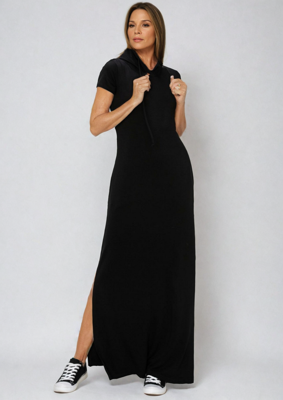 The Teddy Luxe Lounge  Hoodie Dress