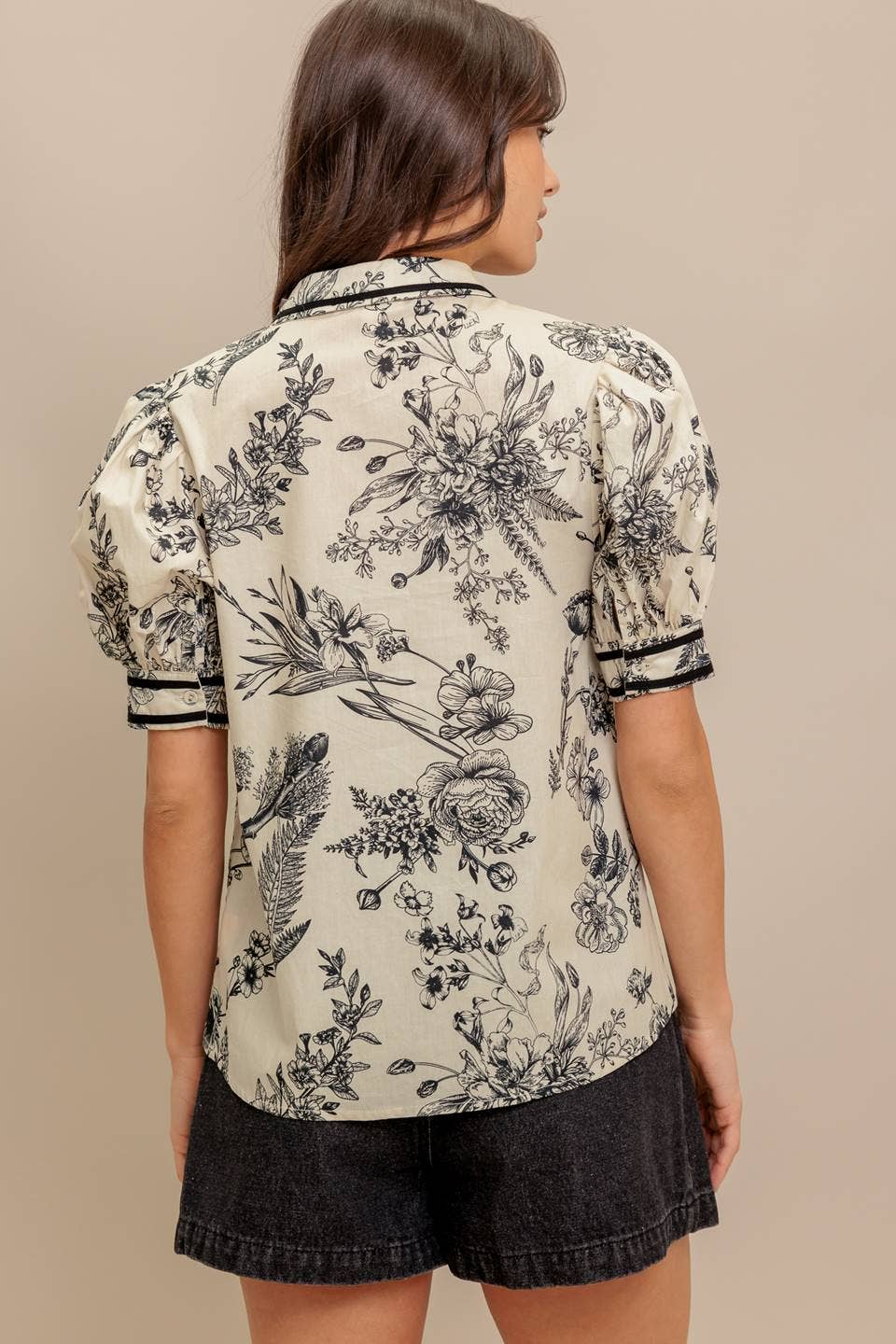 The Meredith Puff Sleeve Blouse