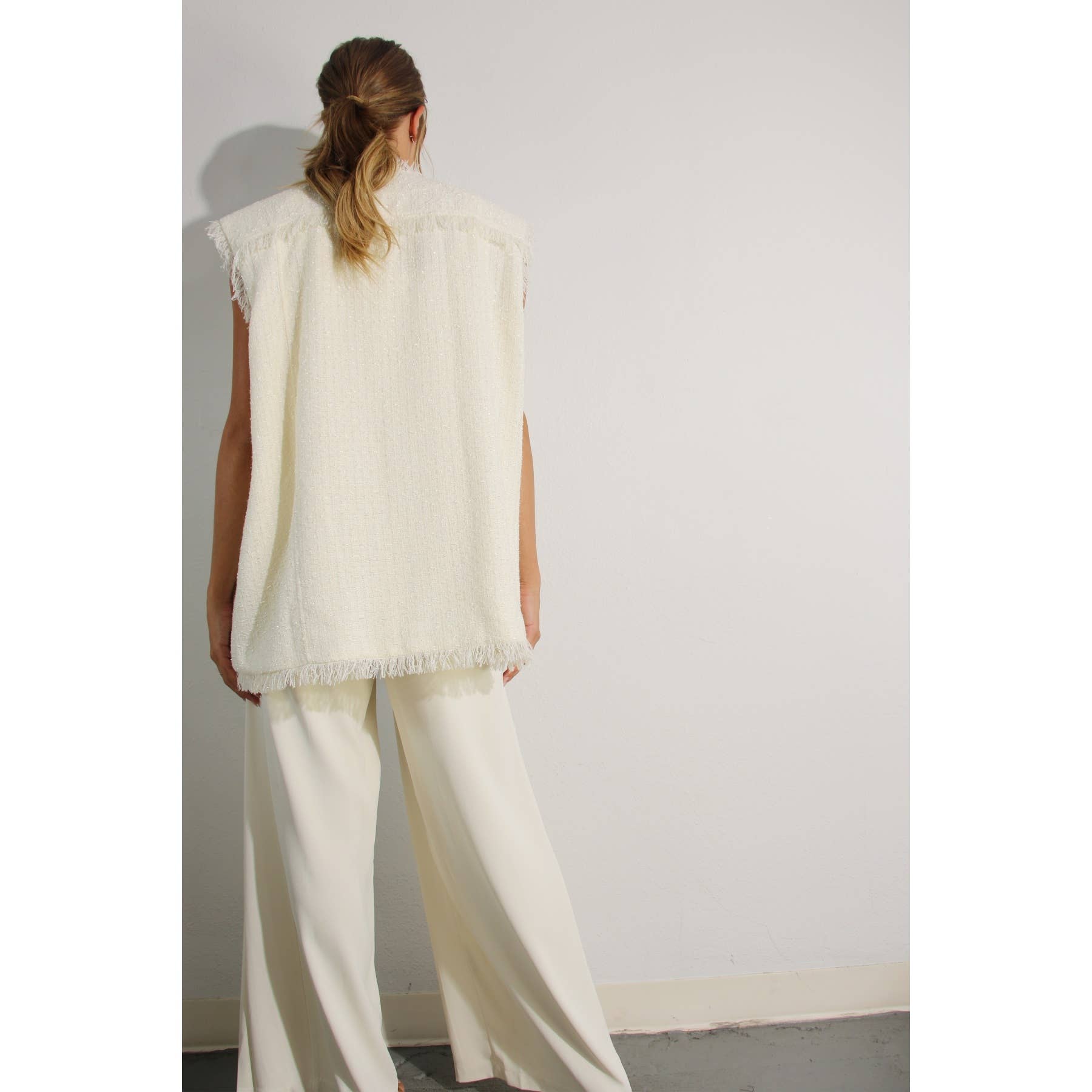 The Stassi Oversized Vest Jacket and Pants Set