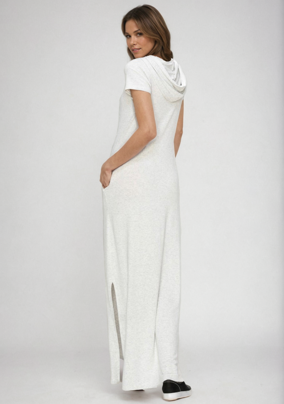 The Teddy Luxe Lounge  Hoodie Dress